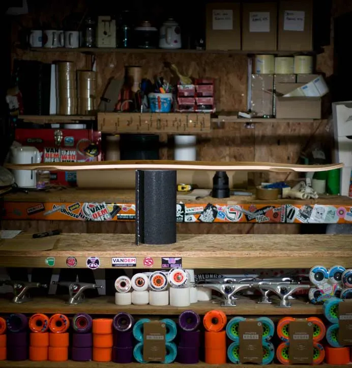 Hackbrett Longboards Wasser Deck